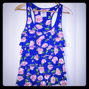 Hollister Flower Tank Top-M